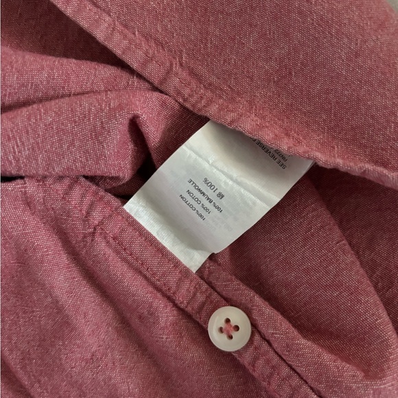 JCrew Pink Chambray Button Down - M - Picture 3 of 4